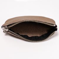 kleines Ledertäschchen Borsa silber