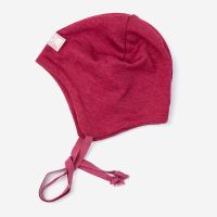 pickapooh radler wolle seide binden helm mütze walnuss braun melange