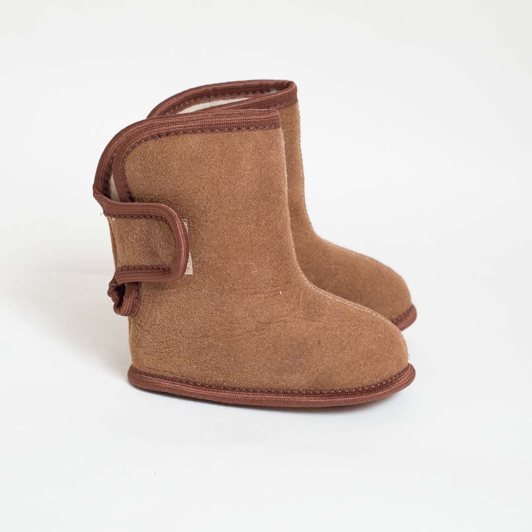 Baby Fell-Stiefel Lila Lämmchen Onlineshop