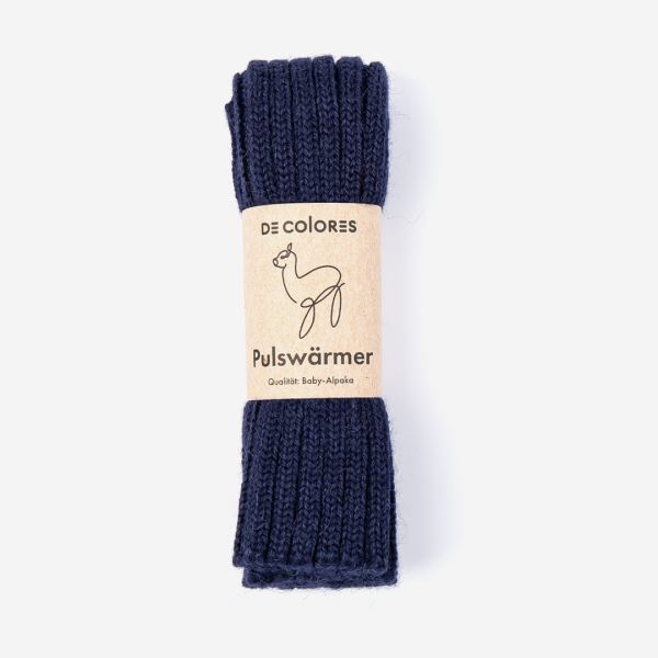 Pulswärmer/Kinderstulpe von De Colores aus Baby-Alpaka weiß