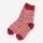 Socke Norweger Feinstrick rot 32/33