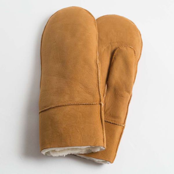 Fellhandschuh von Naturfell Paradies aus Lammfell Lila Lämmchen