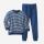 Schlafanzug Ringel Baumwolle blau Ringel 92