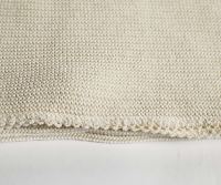 Babydecke von Reiff aus Bourettseide in natur