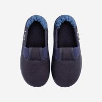 Hausschuhe Klette von Nanga aus Bio-Baumwolle in dunkelblau 2