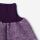Strampelsack Wolle/Baumwollfleece lila melange