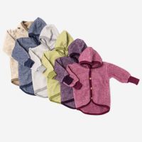 Jacke Wolle/Baumwolle-Fleece