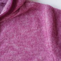 Jacke Wolle/Baumwolle-Fleece beere melange 74/80