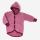 Jacke Wolle/Baumwolle-Fleece beere melange 74/80
