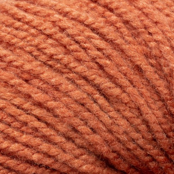 Strickwolle Wolle/Seide rostrot