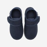 Klett-Hausschuhe LUNA von Nanga aus Bio-Baumwolle in dunkelblau 2