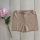 Kurze Hose Baumwolle/Seide beige 68