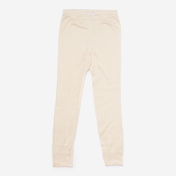 Kinder Longjohns Seide natur