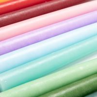 Bunte Tafelkerzen hellgrün