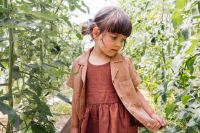 Shirt Ari Leinen clay 7–8 Jahre