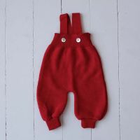 Baby Salopette Trägerhose von Selana aus Merinowolle...