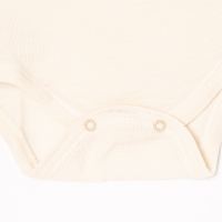 Baby Body langarm von Hocosa aus Wolle in natur weiss 3