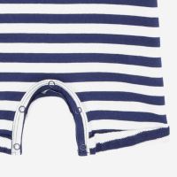 Baby Latzshorts FABIO von Sense Organics aus Bio Baumwolle in Ringel navy 3