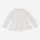Baby Bluse mit Spitze von People Wear Organic aus Bio-Baumwolle in weiß