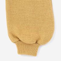 Baby Salopette Trägerhose von Selana aus Merinowolle in gold 3