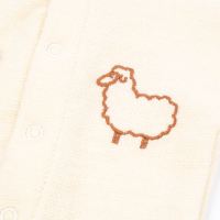 Baby Schlafanzug von Engel aus Wollfrottee in natur 2