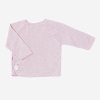 Baby Schlüttli mit Mäusezähnchen von Selana aus Seide fein dusty pink 2