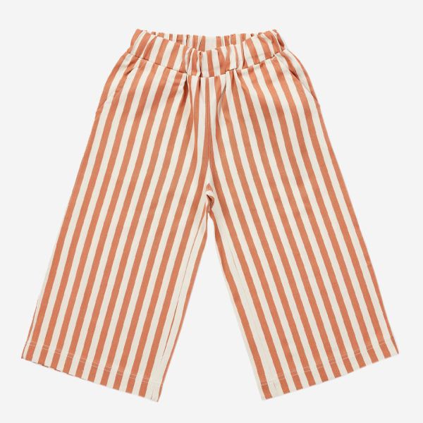 Kinder Hose WALA von Sense Organics aus Bio-Baumwolle in cinnamon gestreift
