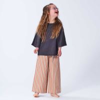 Kinder Hose WALA von Sense Organics aus Bio-Baumwolle in cinnamon gestreift 2