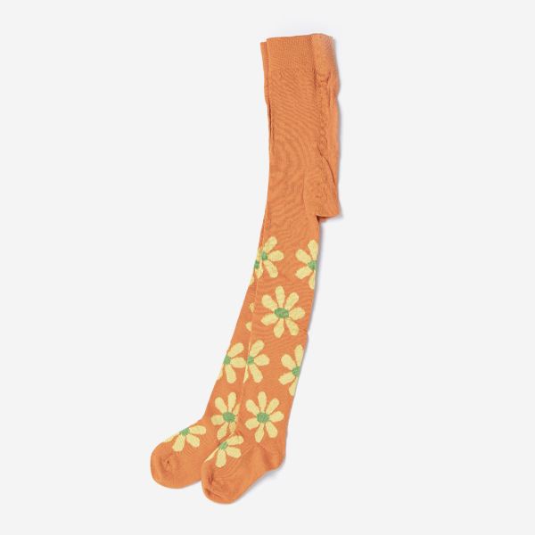 Strumpfhose Baumwolle Blumen