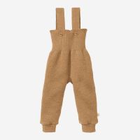 Baby Strick Trägerhose von Disana aus Wolle in karamel
