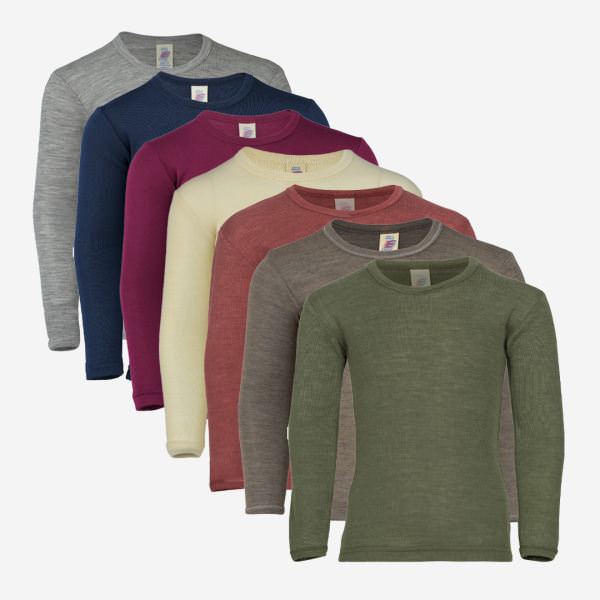 Engel Kinder Achselhemd Aus Wolle-Seide - Trägerhemd Ohne Ärmel In Naturfarben