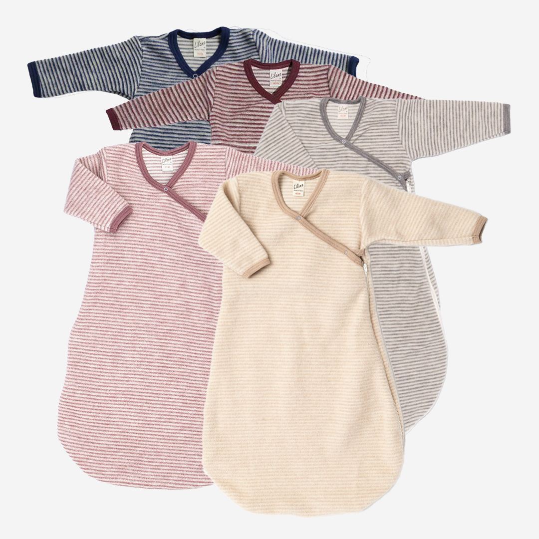 Baby Wickel-Schlafsack von Lilano aus Wollfrottee | Lila Lmmchen Onlineshop