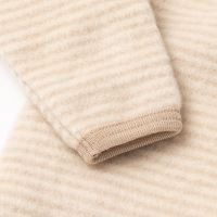 Wickelschlafsack Ringel Wollfrottee-Plüsch