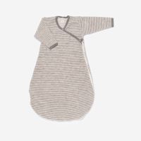 Baby Wickelsack von Lilano aus Wollfrottee in hellgrau