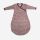 Baby Wickelsack von Lilano aus Wollfrottee in beere geringelt