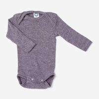 Baby Body von Cosilana aus Baumwolle/Wolle/Seide lila