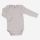Body Baumwolle/Wolle/Seide hellgrau 50/56