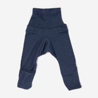 Babyhose mit Beinumschlag von Cosilana aus Wolle/Seide...