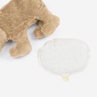 Kuscheltier Hase mit Kirschkernkissen von Senger aus Bio-Baumwolle in beige 3