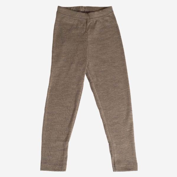 Kinder Leggings von Engel aus Wolle/Seide in walnuss