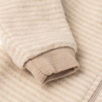 Schlafsack Ringel Wollfrottee-Plüsch