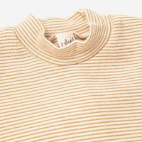 Shirt Stehkragen Wolle/Seide Ringel