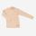 Shirt Stehkragen Wolle/Seide Ringel curry