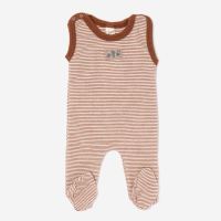 Baby Strampler mit Fuß von Lilano aus Wolle/Seide...