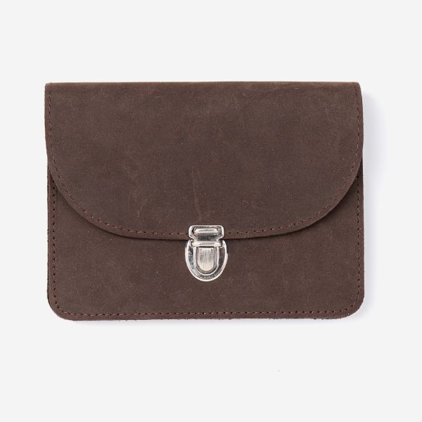 Portemonnaie Borsa groß von Papoutsi aus Leder in braun