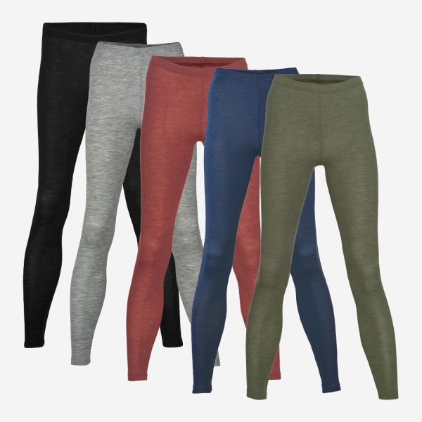 Damen Leggings Wolle/Seide