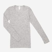 Damen Shirt von Engel aus Wolle/Seide in grau 2