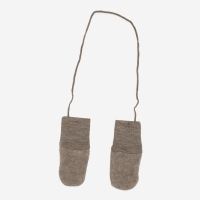 Baby Handschuhe Wollfleece walnuss