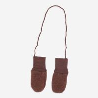 Baby Handschuhe Wollfleece zimt