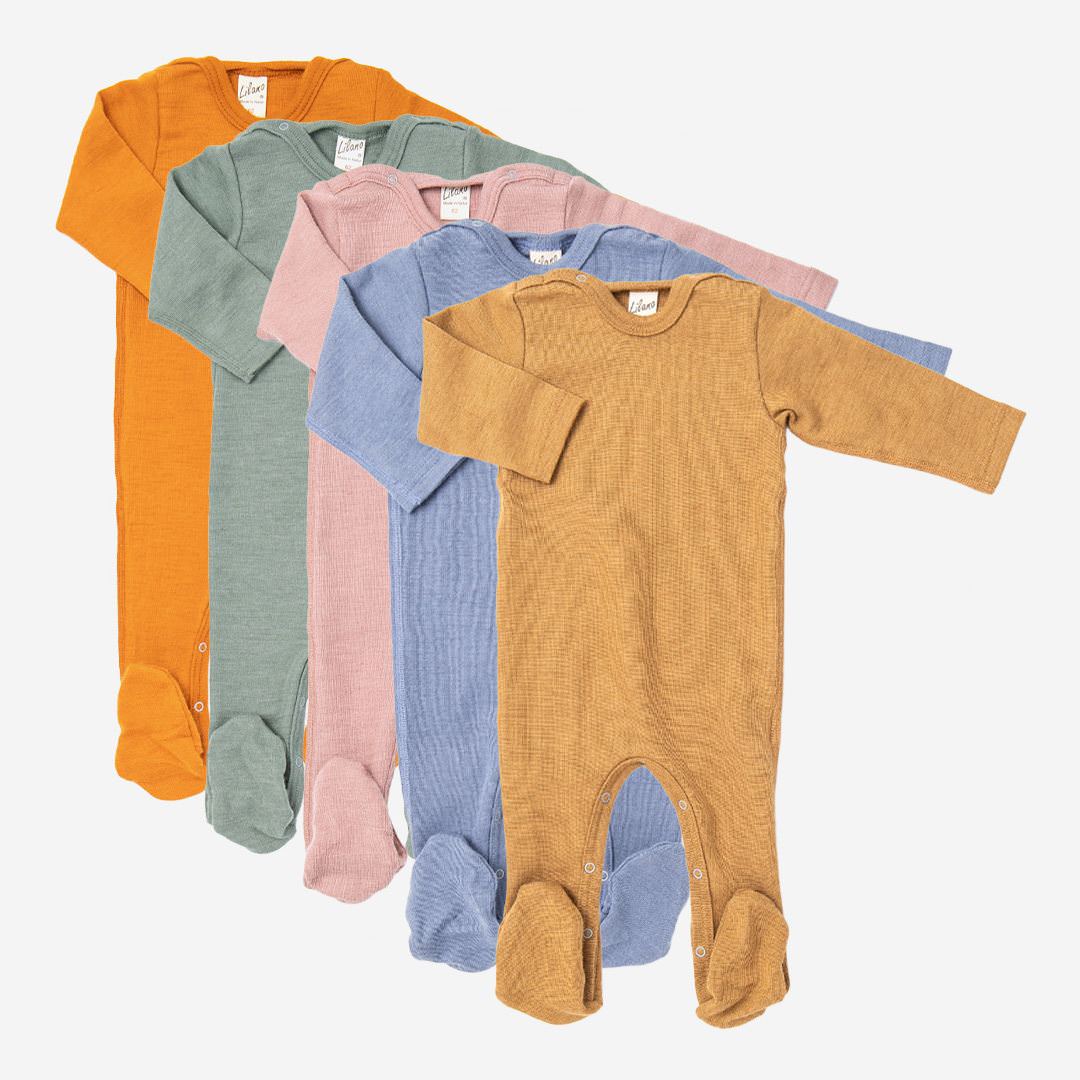 Lilano Baby-Overall Wolle-Seide - Ökologischer Schlafanzug Von Wollbody